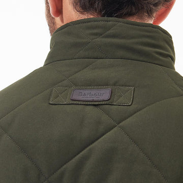 Barbour Hybrid Fleece Jacket Olive - Parasol Store