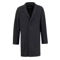 Barbour Kirkbridge Wool Coat Dark Grey Marl/Classic - Parasol Store