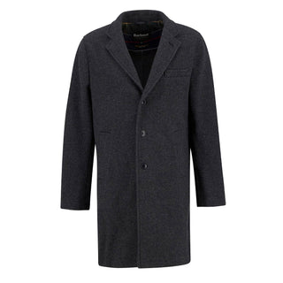 Barbour Kirkbridge Wool Coat Dark Grey Marl/Classic