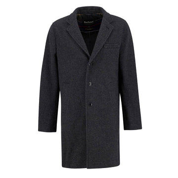 Barbour Kirkbridge Wool Coat Dark Grey Marl/Classic