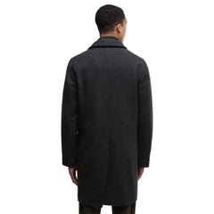 Barbour Kirkbridge Wool Coat Dark Grey Marl/Classic - Parasol Store