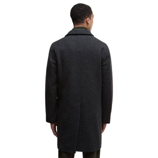 Barbour Kirkbridge Wool Coat Dark Grey Marl/Classic