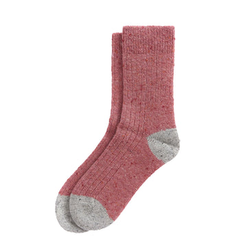 Barbour Ladies Houghton Socks Pink / Light Grey Barbour