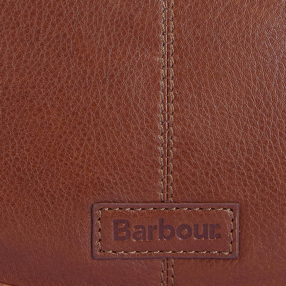 Barbour Laire Leather Saddle Bag Brown Barbour