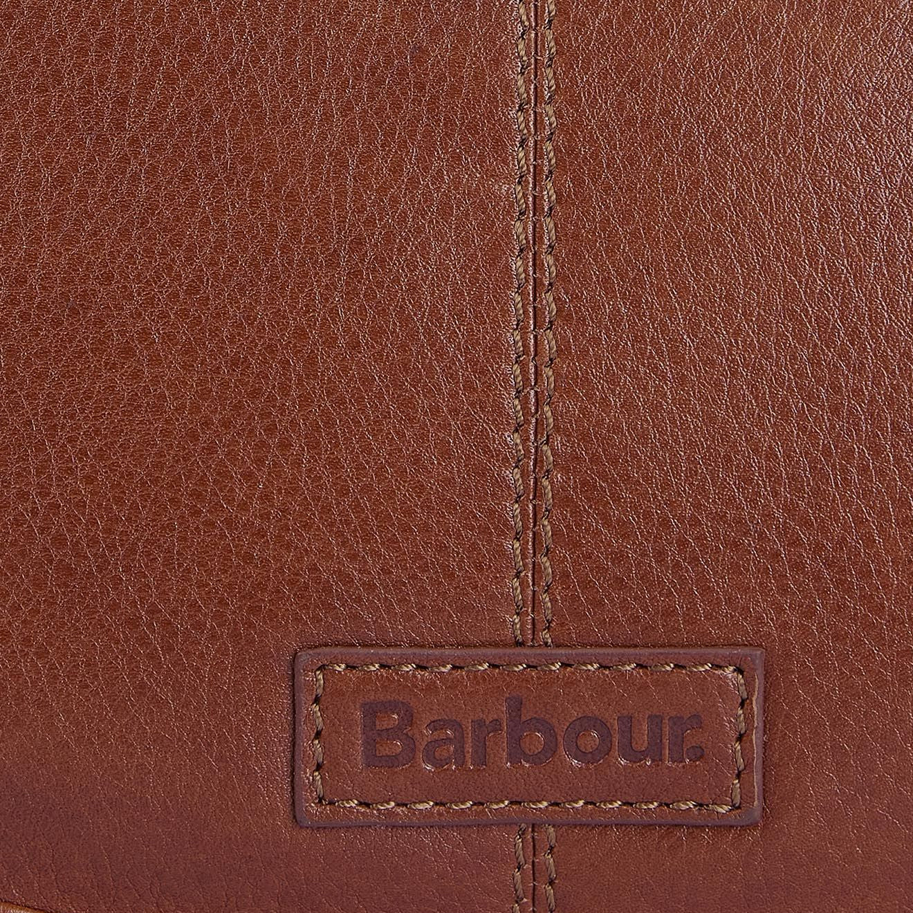 Barbour Laire Leather Saddle Bag Brown Barbour