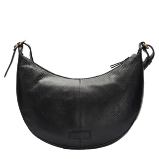 Barbour Laire Leather Sling Bag Black - Parasol Store