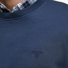 Barbour Lambeth Interlock Sweatshirt Navy - Parasol Store