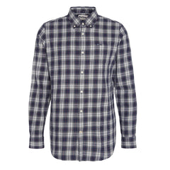 Barbour Lanark Tartan Tailored Shirt Blue Granite - Parasol Store