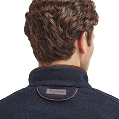 Barbour Langdale Fleece Jacket Navy - Parasol Store