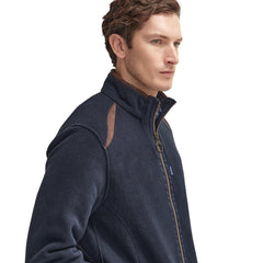 Barbour Langdale Fleece Jacket Navy - Parasol Store