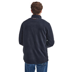 Barbour Langdale Fleece Jacket Navy - Parasol Store