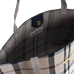 Barbour Layla Tartan Large Tote Bag Rosewood Tartan