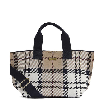 Barbour Layla Tartan Mini Tote Bag Rosewood Tartan