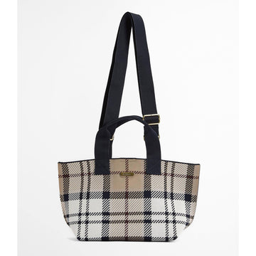 Barbour Layla Tartan Mini Tote Bag Rosewood Tartan