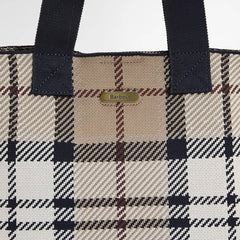 Barbour Layla Tartan Mini Tote Bag Rosewood Tartan