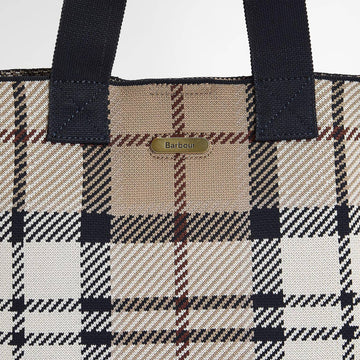 Barbour Layla Tartan Mini Tote Bag Rosewood Tartan
