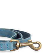 Barbour Leather Dog Lead Classic Blue - Parasol Store