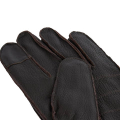Barbour Leather Utility Gloves Brown - Parasol Store
