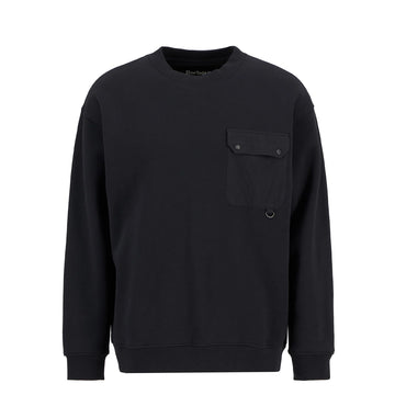 Barbour Leazes Crew Neck Sweatshirt Black