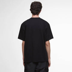 Barbour Leazes Oversized T-Shirt Black - Parasol Store