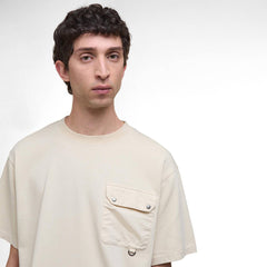 Barbour Leazes Oversized T-Shirt Ecru - Parasol Store