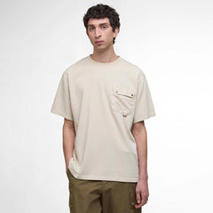 Barbour Leazes Oversized T-Shirt Ecru - Parasol Store