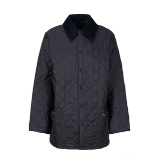 Barbour Liddesdale Quilted Jacket Navy - Parasol Store