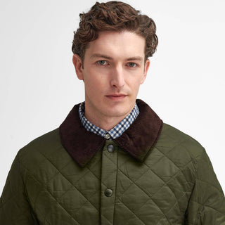 Barbour Liddesdale Quilted Jacket Olive - Parasol Store