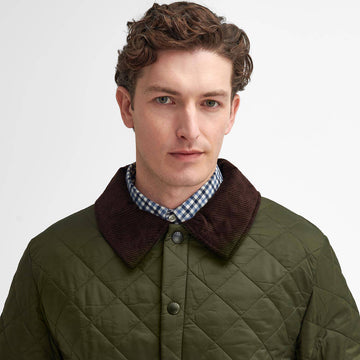 Barbour Liddesdale Quilted Jacket Olive - Parasol Store