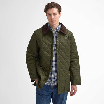 Barbour Liddesdale Quilted Jacket Olive - Parasol Store