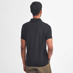 Barbour Lightweight Sports S/S Polo Shirt Black