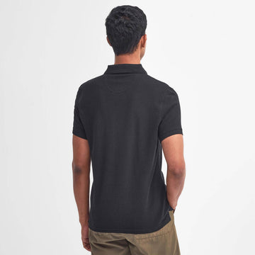 Barbour Lightweight Sports S/S Polo Shirt Black