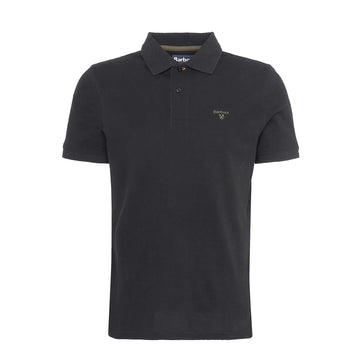 Barbour Lightweight Sports S/S Polo Shirt Black