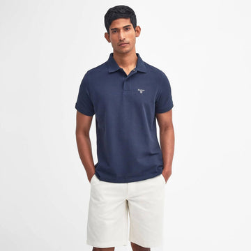 Barbour Lightweight Sports S/S Polo Shirt New Navy