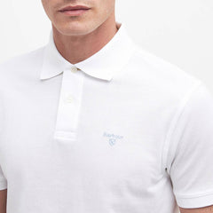Barbour Lightweight Sports S/S Polo Shirt White
