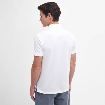 Barbour Lightweight Sports S/S Polo Shirt White
