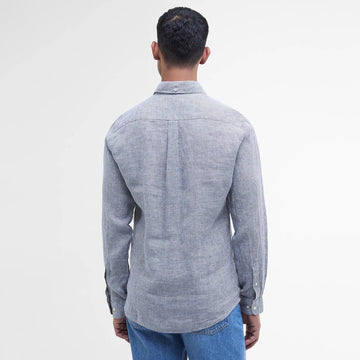 Barbour Linton Tailored L/S Shirt Navy