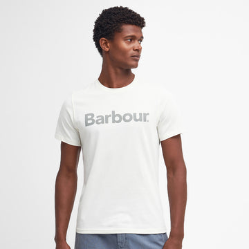Barbour Logo T-Shirt Ecru - Parasol Store