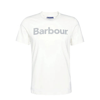 Barbour Logo T-Shirt Ecru - Parasol Store