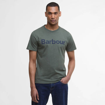 Barbour Logo T-Shirt Thyme - Parasol Store