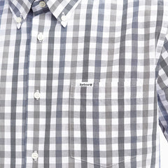 Barbour Longstone Short Sleeve Tailored Shirt Olive - Parasol Store