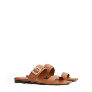 Barbour Womens Louise Flat Sandal Tan - Parasol Store