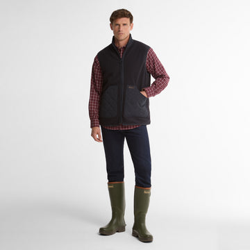 Barbour Lowich Fleece Gilet Dark Navy