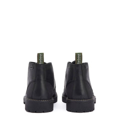 Barbour Maxwell Chukka Boots Black - Parasol Store