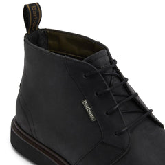 Barbour Meays Chukka Boots Black - Parasol Store