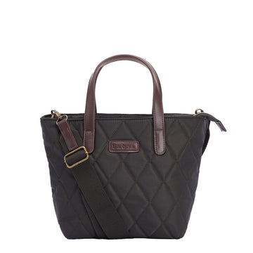 Barbour Mini Quilted Tote Bag Olive - Parasol Store