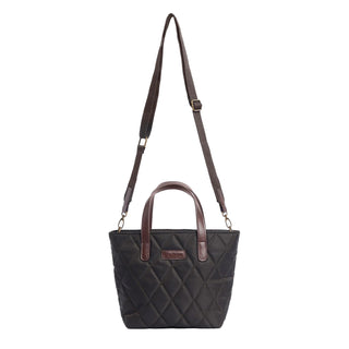 Barbour Mini Quilted Tote Bag Olive - Parasol Store