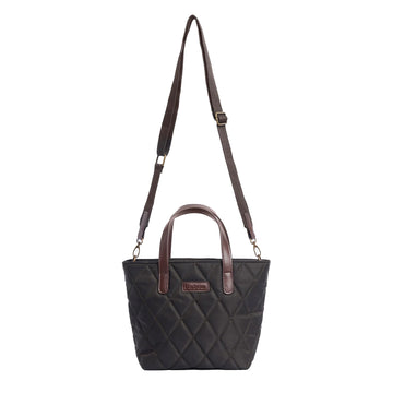 Barbour Mini Quilted Tote Bag Olive - Parasol Store