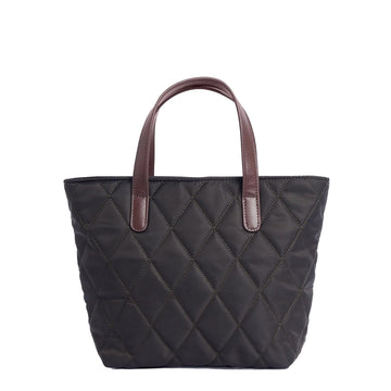 Barbour Mini Quilted Tote Bag Olive - Parasol Store