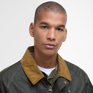 Barbour Modern Bedale Wax Jacket Archive Olive - Parasol Store